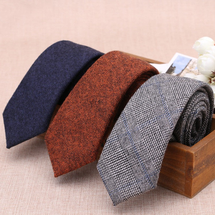 6cm wool tie