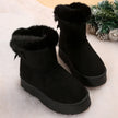 Warm Thick-soled Ankle Boots For Women Simple Daily Leisure Cotton Shoes