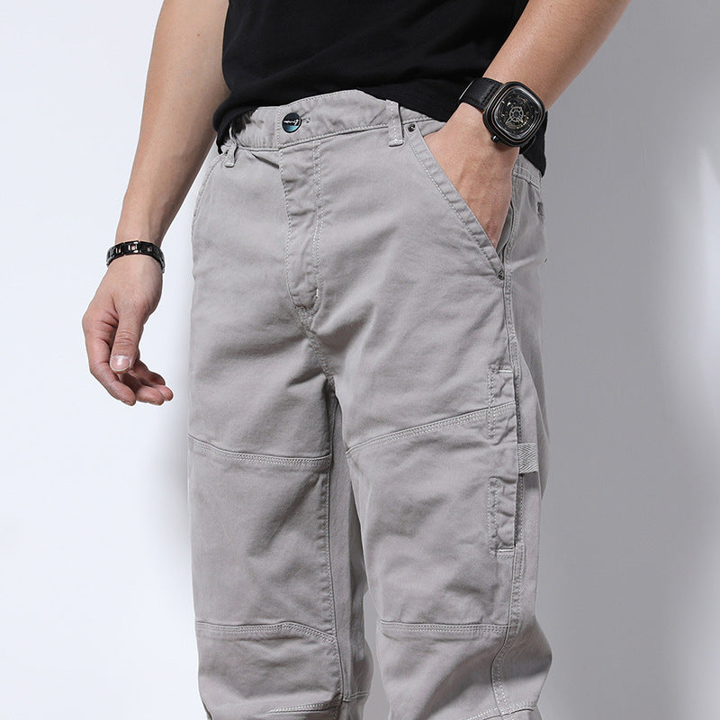 Workwear Men's Summer Thin Multi-pocket Harem Pants