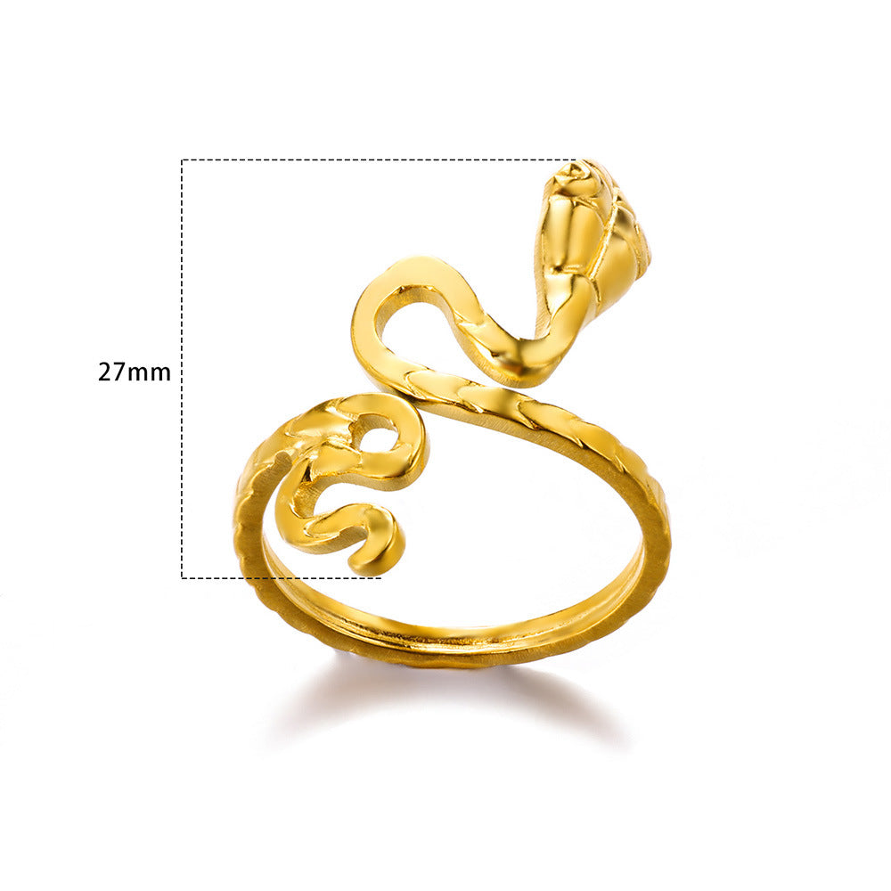 New Snake Ring Men And Women Ring