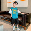 Children's Clothing Boys Summer Short-sleeved Suit