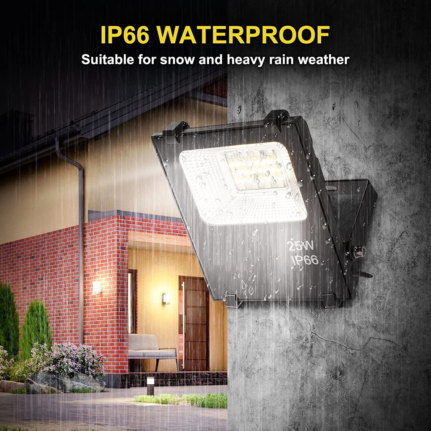 IP66 Waterproof Garden Smart Bluetooth RGBW Flood Light