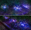 New Ground Plug Solar Fireworks Light LED Light String Copper Wire Outdoor Garden Decoration Star Lights Christmas Lights