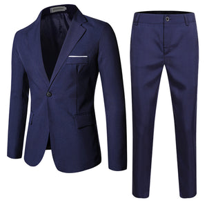 Men's Business Slim Small Suit Jacket Suit