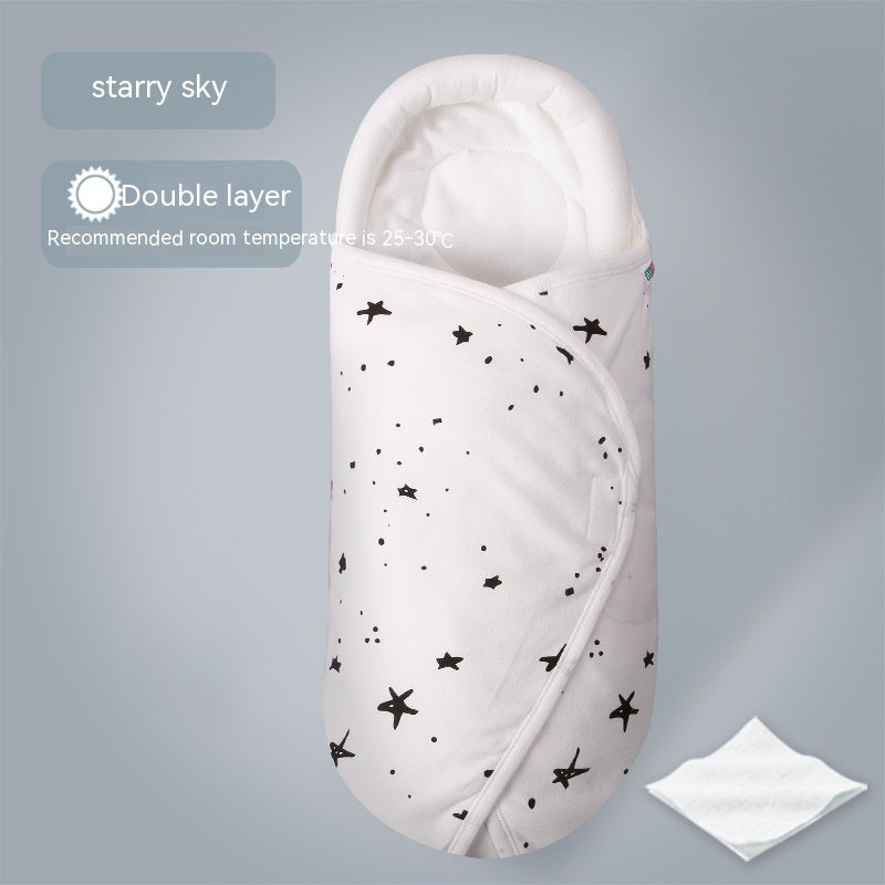 Sleeping Bag Pure Cotton Spring And Summer Thin Baby Anti-startle Sleeping