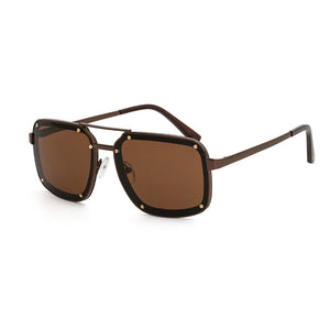 Men's  European And American Retro Square Sunglasses Trend