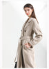 Women's mid-length woolen woolen coat