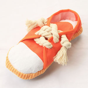 Slippers dog toy