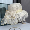 Elegant Lace Bow Fisherman Hat For Children