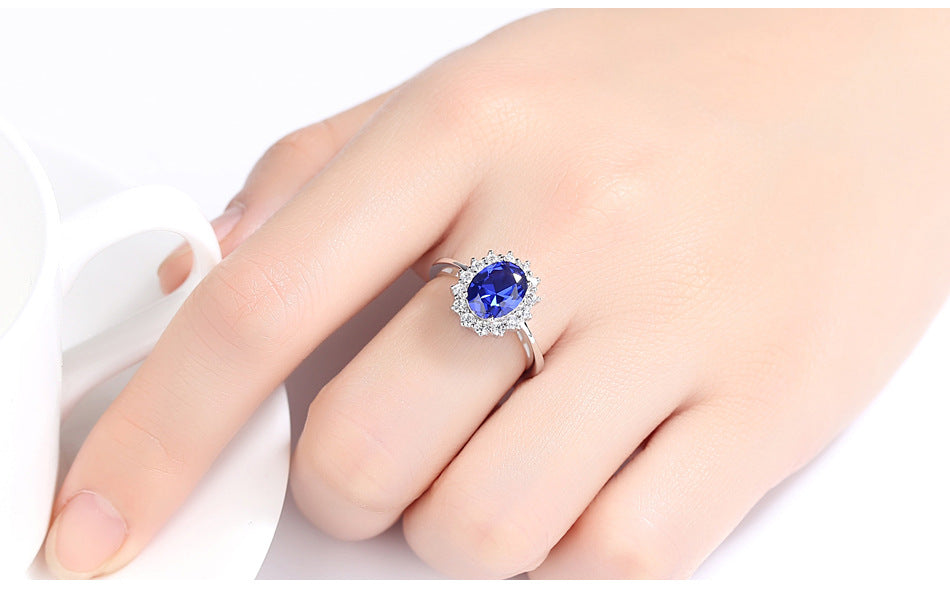 Royal blue ring