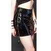 FFashion Sexy Patent Leather Skirt