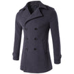 Double-breasted coat trench coat