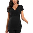 High Stretch Nude Maternity Yoga Dress Top