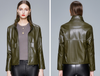 Korean Style Leather Jacket Women PU Coat Leather