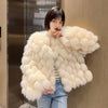 Winter Faux Fox Fur Fur Coat For Women