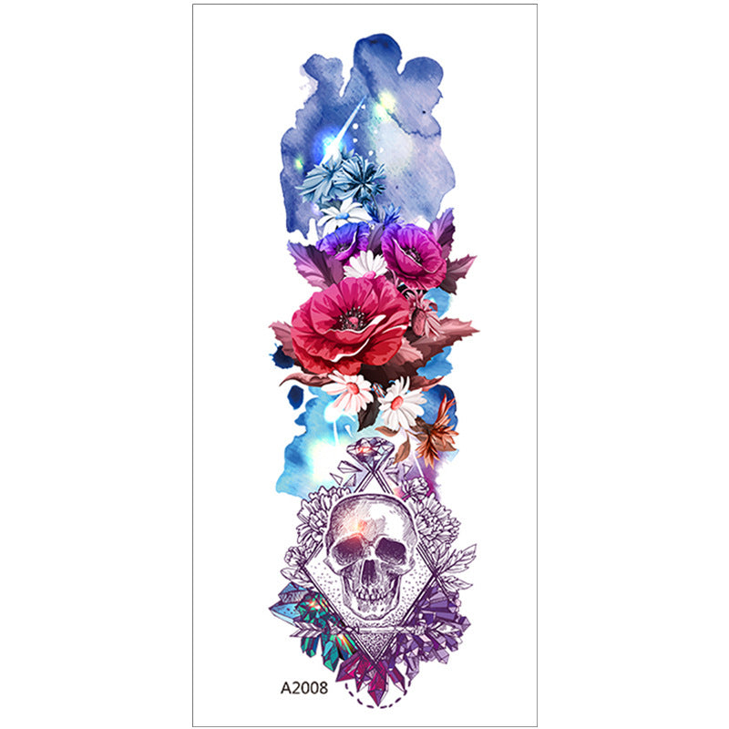 Colorful Domineering Tattoo Applique Arm