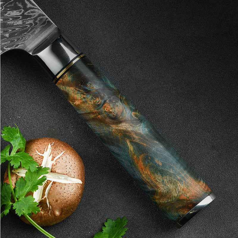 Leather Steel Chef's Household Kitchen Knife