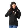 Pregnant women thick hooded sweater