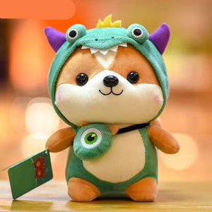 Creative Squirrel Doll Cute Mutable Dinosaur Plush Toy Children's Doll Birthday Gift Doll