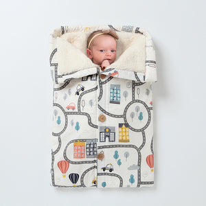 Autumn And Winter Thickened Baby Cotton Sleeping Bag