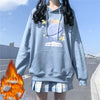 Hoodie Trendy Girls Junior High School Loose Thin Top