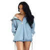 Sexy fashion cowboy top hoodie hoodie woman