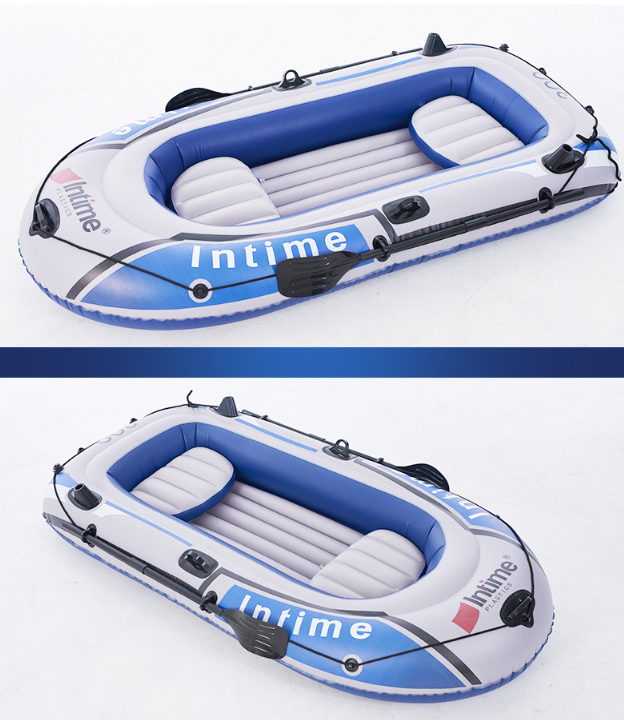 Outdoor water sports two inflatable kayak, raft boat