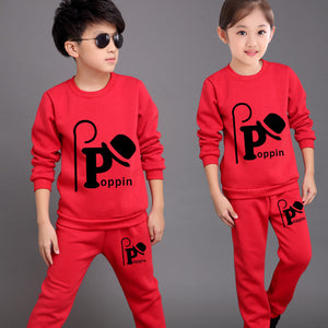 new children suit for boys and girls clothing spring and autumn suit Korean version two pieces of sports suit