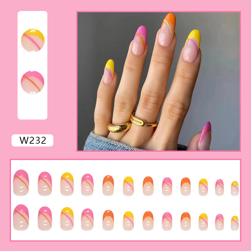 Fashion Simple Wearable Fake Nail Patch