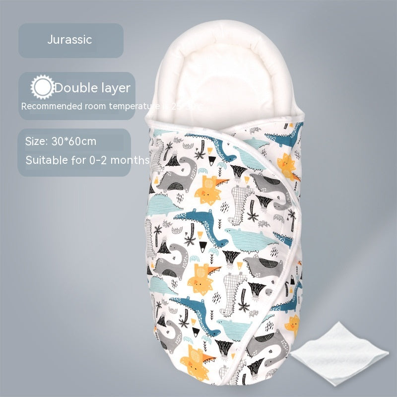 Sleeping Bag Pure Cotton Spring And Summer Thin Baby Anti-startle Sleeping