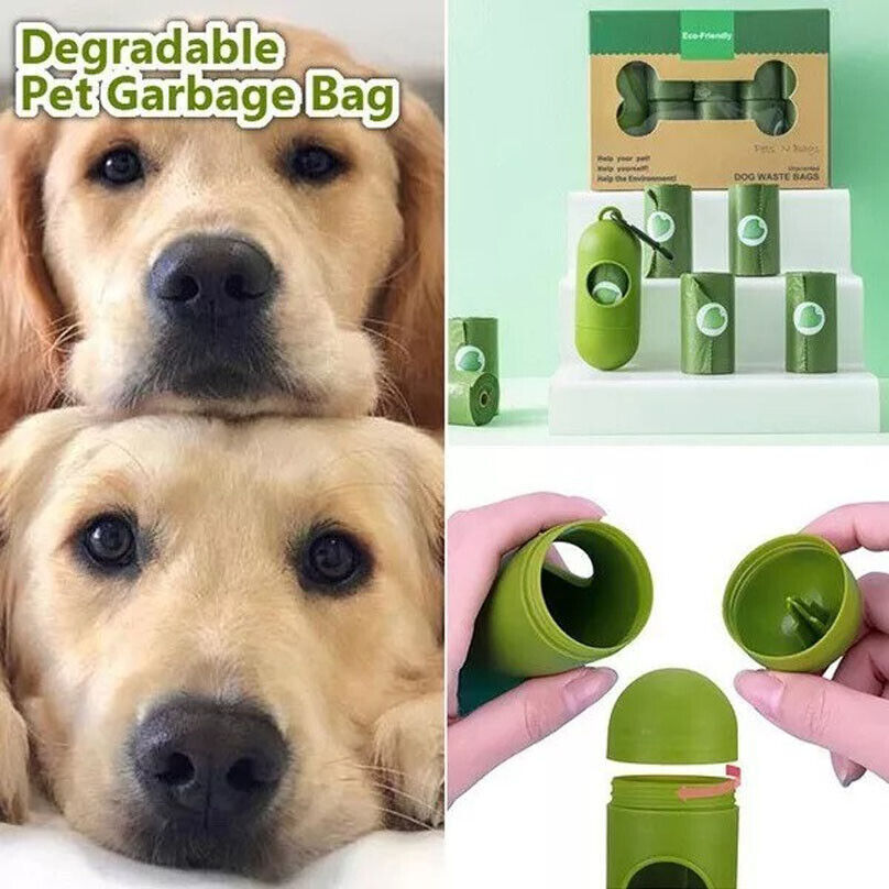 Biodegradable Dog Poo Bags Scented Pet Poo Waste Bags Degradable Garbage Bag