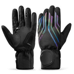 Winter Motorcycle Bike Gloves Men's Reflective Touch Screen