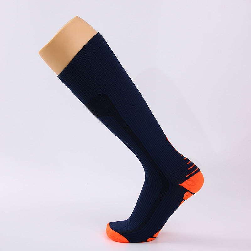 Pressure Sports Multi-color Gradient Men And Women Long Tube Compression Socks