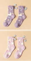 Winter Thick Women's Socks Japanese Sweet Girl Socks Coral Fleece Socks