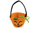 Halloween Pumpkin Bag Creative Halloween Cookie Candy Gift Bag Halloween Treat Or Trick Props Handheld Basket