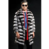 Fur Coat Artificial Mink Hair Marten Overcoats Mid-length