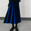 High Waist Pleated Knitted Skirt Spring And Autumn