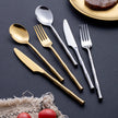 Golden Western Steak Cutlery Set Spoon