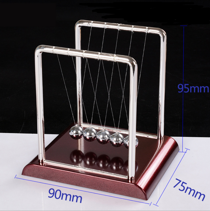 Newtons Cradle Steel Balance Ball Physics Science Pendulum Metal Craft Educational Toy