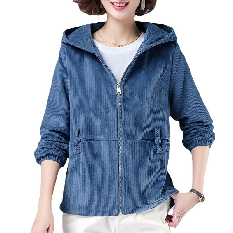 New Corduroy Women's Jacket Popular Leisure All-matching