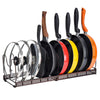 Multifunctional Telescopic Pot Rack Desktop Kitchen Storage