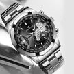 Waterproof Men's Stainless Steel Quartz Analog Wrist Watch Date Business Gift