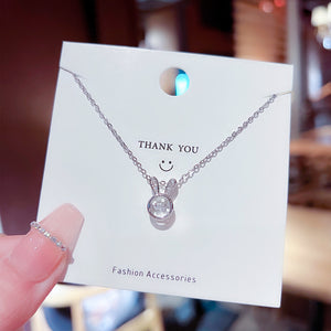 Bunny Necklace Simple All-match Titanium Steel Clavicle Chain