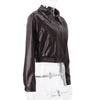 Elegant Retro Zipper PU Leather American Casual Jacket Coat