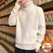 Turtleneck Sweater For Men Loose Velvet Thickened