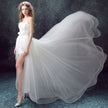 Skirt Mermaid Tulle Lace Appliques Short Wedding Dress 2021 New Wedding Dresses