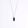 S925 Silver 18K Gold Plating Simple Fashion Exquisite High-grade Black Zircon Necklace