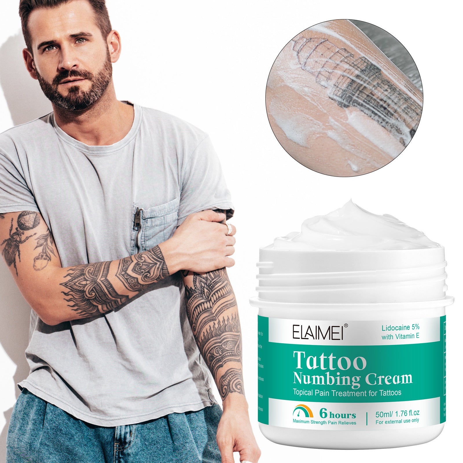 Soothing Gentle Moisturizing Auxiliary Cream Tattoo Care Cream