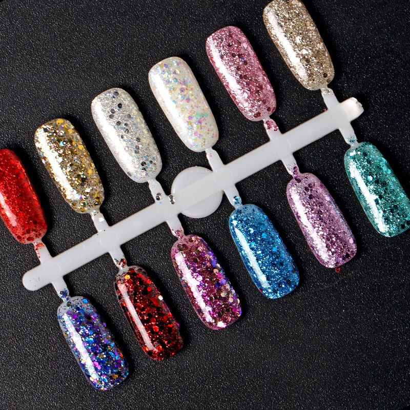 Glitter Phototherapy Nail Polish Glue Removable Nail Sequins