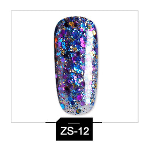 Glitter Phototherapy Nail Polish Glue Removable Nail Sequins